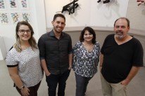Marla Trevisan, M�rcio Tavares, Ana Zavadil e Ricardo Giuliani formam  equipe do LabART 760