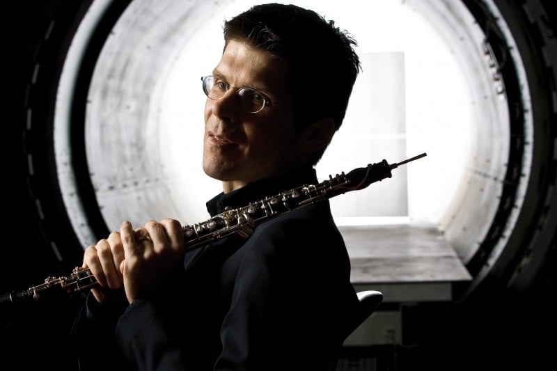 Christoph Hartmann, obo�sta da Filarm�nica de Berlim, faz solo no concerto da Ospa