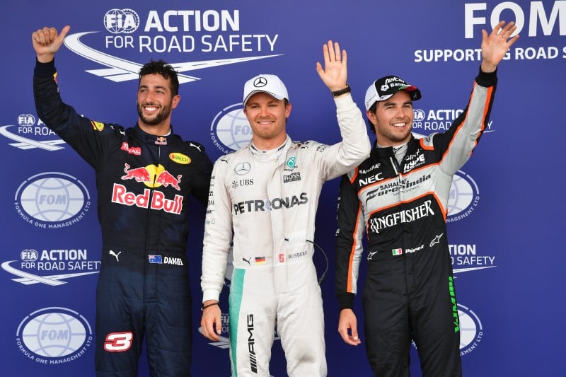 Nico Rosberg faturou neste sábado a pole position do GP da Europa