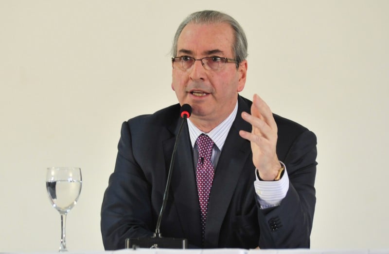 O presidente afastado da Câmara, Eduardo Cunha, voltou a afirmar hoje  que não vai renunciar ao cargo