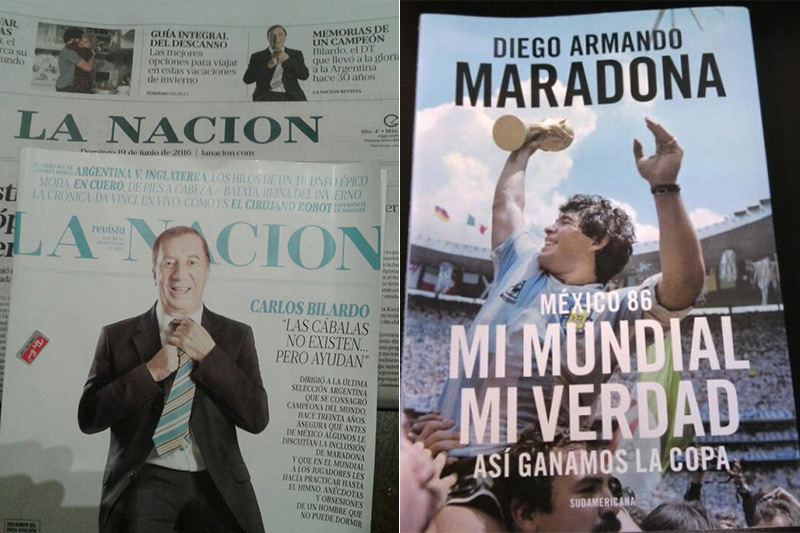 Nos 30 anos do bi da Argentina: personagens como Carlos Billardo e Maradona ganham destaque na imprensa e nas livrarias