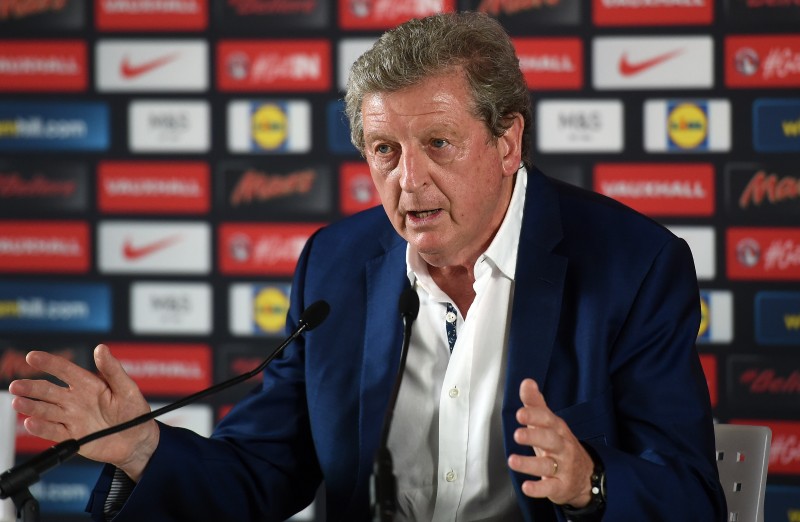 Roy Hodgson falou a imprensa na manh� desta ter�a (28), cumprindo seu �ltimo compromisso como t�cnico da sele��o inglesa
