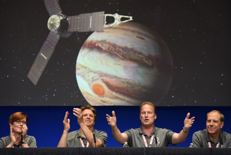 A Nasa celebrou o êxito da missão Juno e declarou que 