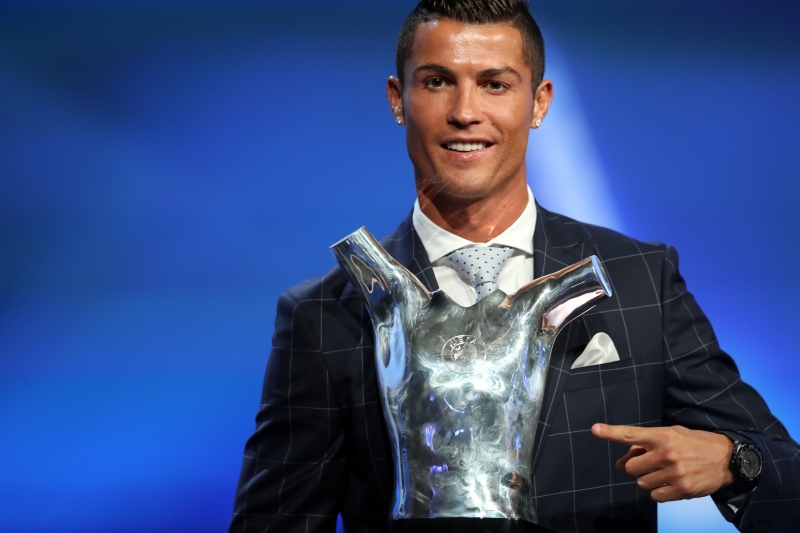 Cristiano Ronaldo se consagrou mais uma vez como melhor jogador da Europa.