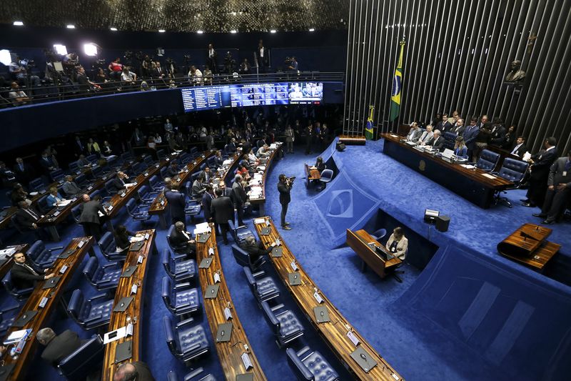 Brasília - Tem início o primeiro dia da sessão de julgamento do impeachment da Presidente afastada, Dilma Rousseff. (Marcelo Camargo/Agência Brasil)