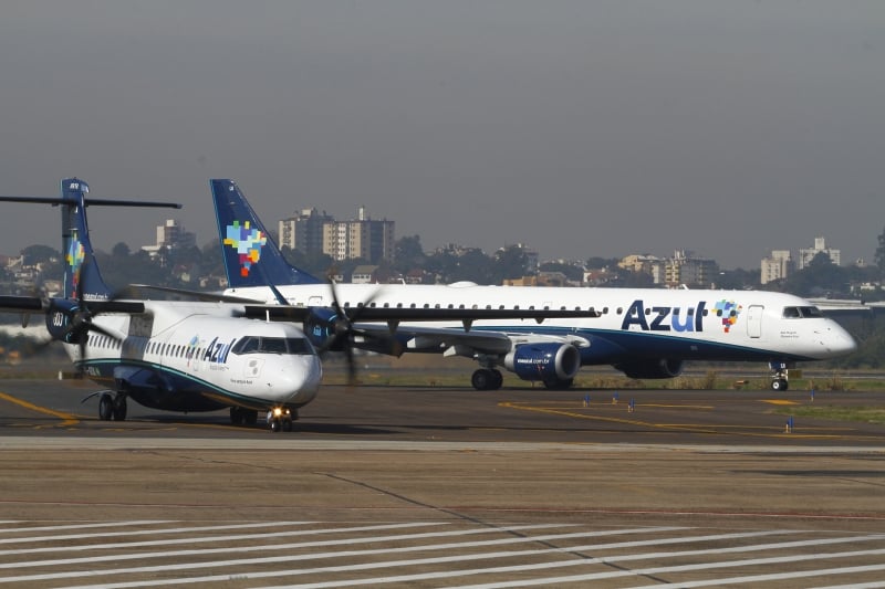 A Azul Linhas estreia voos semanais sem escalas entre Porto Alegre e Goi�nia