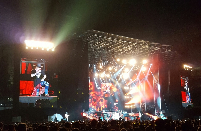 Guns N' Roses se apresentou no Beira-Rio nesta semana
