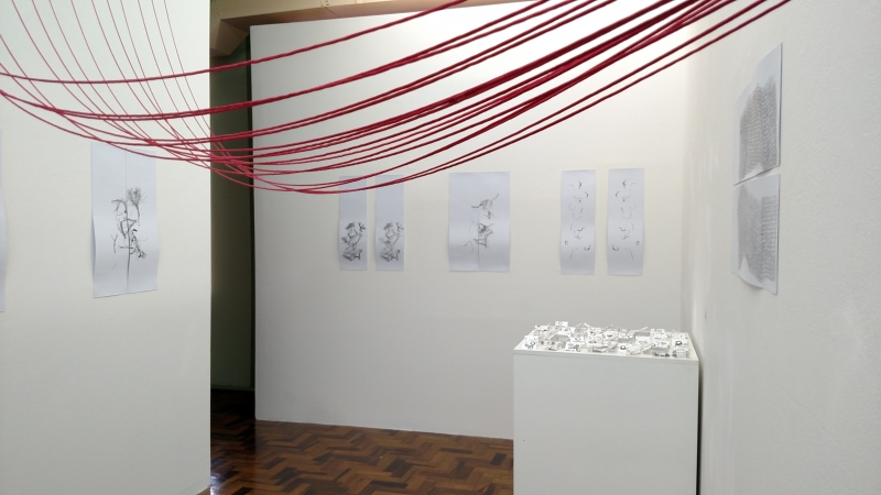 Mostra EntreEnredos, da artista Vera Amaral, em exposição na Feevale