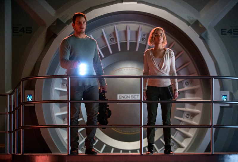 Chris Pratt e Jennifer Lawrence estrelam Passageiros