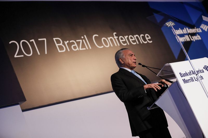 São Paulo - O presidente Michel Temer participa da abertura da 10ª Brazil Conference do Bank of America Merril Lynch (Beto Barata/PR