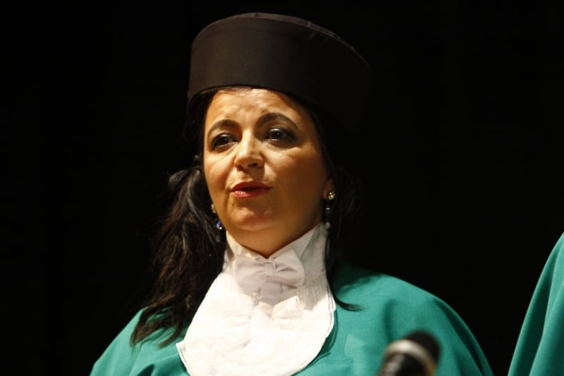 A nova reitora da Universidade Federal de Ciências da Saúde de Porto Alegre (UFCSPA), Lucia Campos Pellanda, tomou posse em cerimônia no Teatro da Universidade.