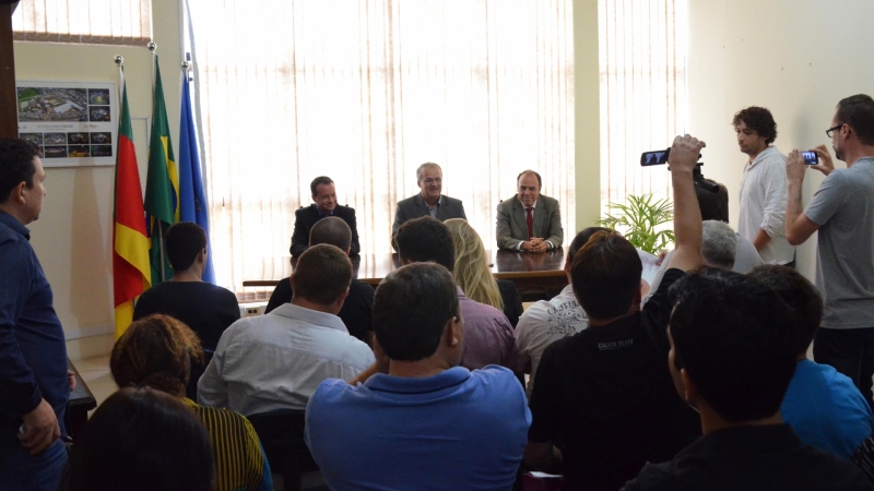 Projeto foi apresentado durante evento na prefeitura da cidade