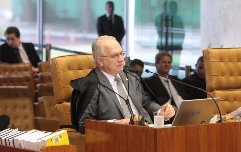 Ministro Edson Fachin durante sessão do STF. Foto: Carlos Moura/SCO/STF (06/04/2017)