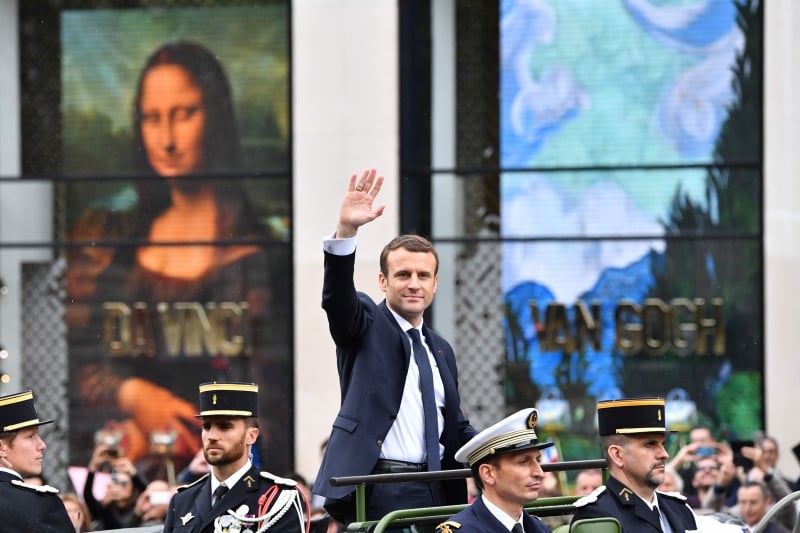 Na posse, Macron disse que manter� programa de governo da campanha