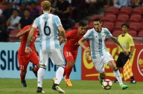 Sem Messi após bater Brasil, Argentina goleia Cingapura em amistoso na Ásia