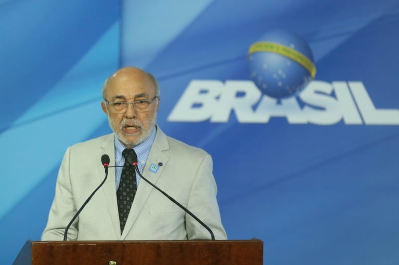 O secretário executivo do Ministério da Cultura, João Batista de Andrade participa da cerimônia de inauguração da Mostra Brasilis a Brasília (Valter Campanato/Agência Brasil)