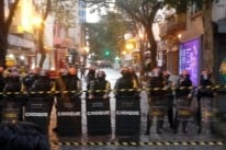 BM bloqueia rua e prepara despejo de ocupantes de Hotel Açores