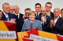Merkel conquista o quarto mandato