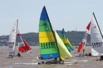 Orla de Porto Alegre � palco de competi��es da vela nacional