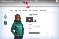 Varejista H&M retira propaganda ap�s acusa��es de racismo