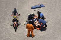  Atual campeão nas motos, Sam Sunderland sofre queda e abandona o Rally Dakar