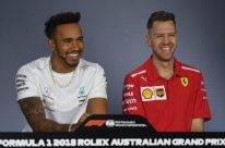 Vettel aponta Hamilton como favorito: 'Super�-lo seria minha maior satisfa��o'