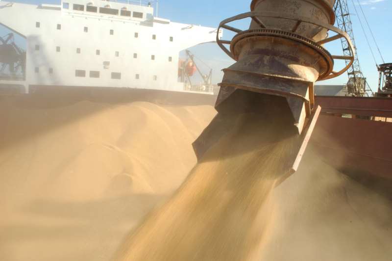 Embarques de soja em grãos cresceram 490% no Rio Grande do Sul
