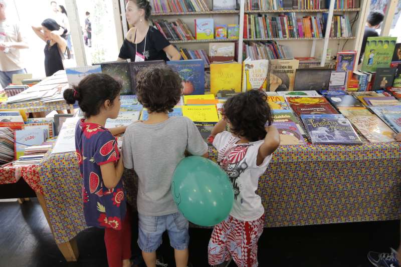 P�blico infantojuvenil conta com diversas atra��es no evento liter�rio
