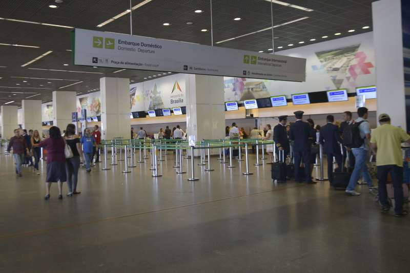 Aeroporto Internacional Juscelino Kubitschek, embarque nacional, embarque internacional, passageiros foto Jos� Cruz Ag�ncia Brasil